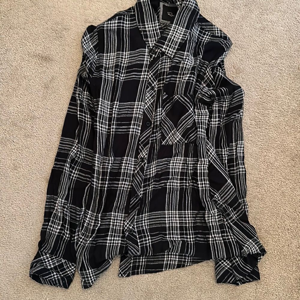 Rails Plaid Buttondown XS new - image 1